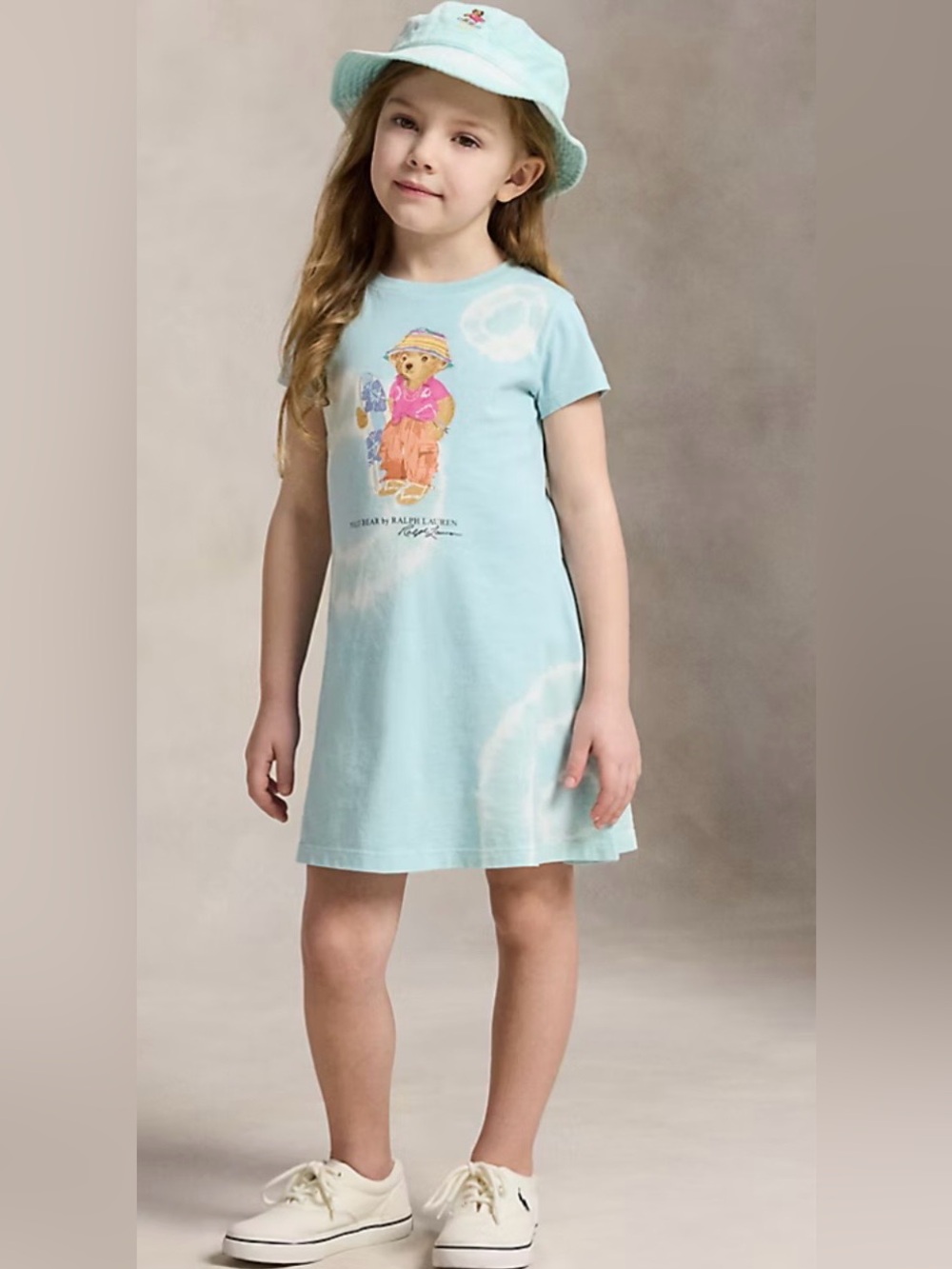 Polo Ralph Lauren Tie-Dye Polo Bear  Dress - Picture 2 of 14